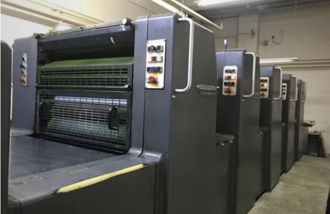 Used printing machinery